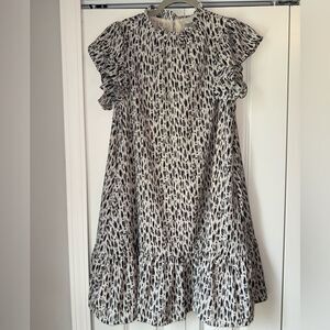 Boutique Black and White Sleeveless Dress Size 2 With Pockets